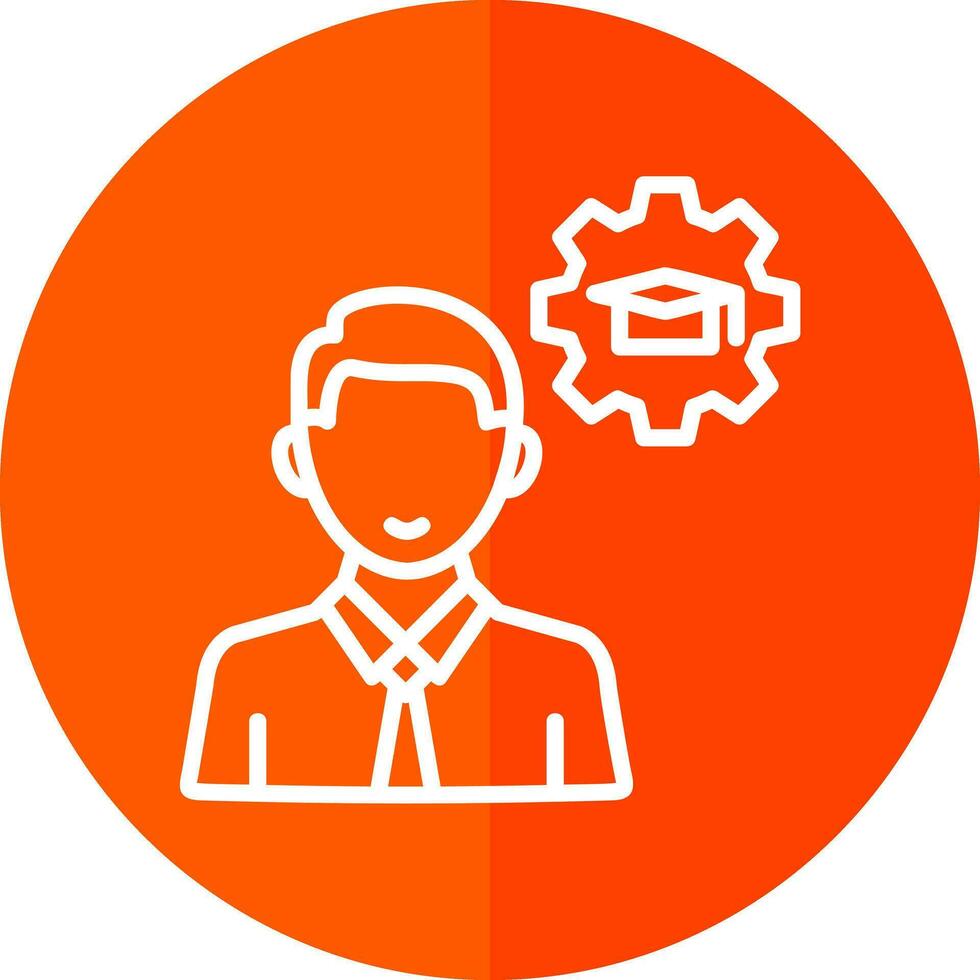 Knowledge Management Vector Icon Design