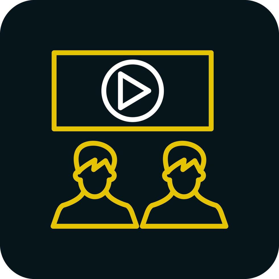 Viewership Vector Icon Design