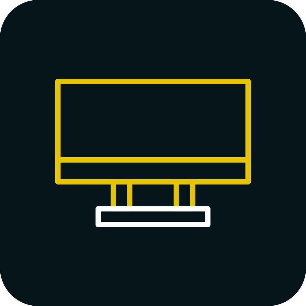 Monitor Screen Vector Icon Design