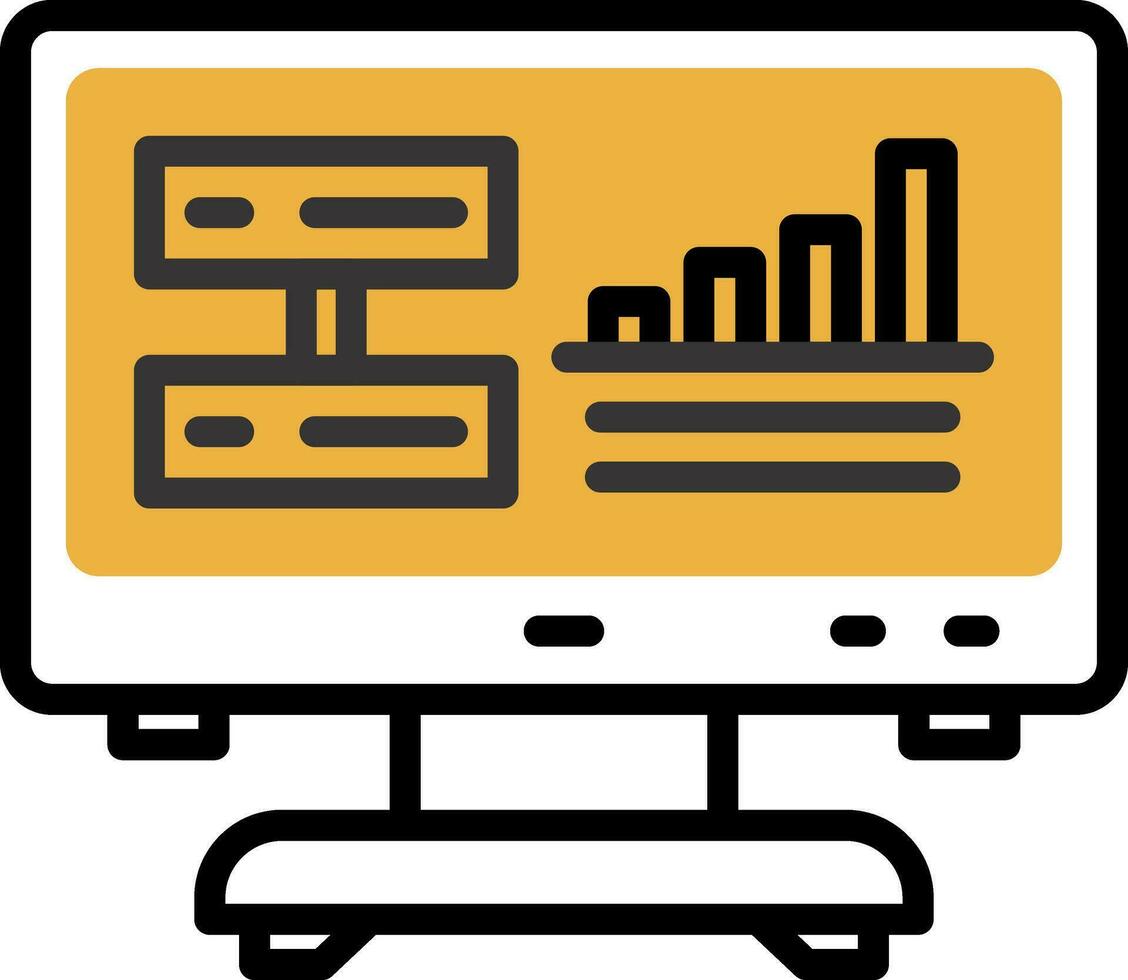 Data Driven Insights Vector Icon Design