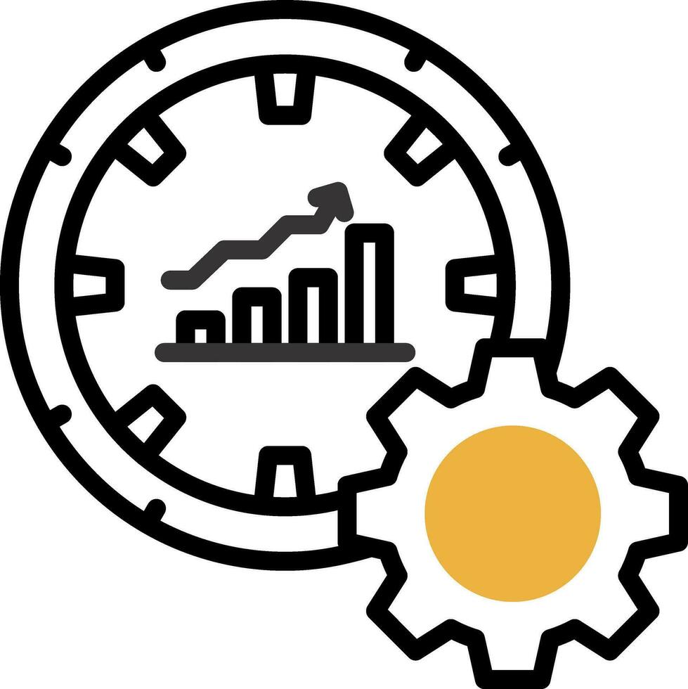 Performance Metrics Vector Icon Design