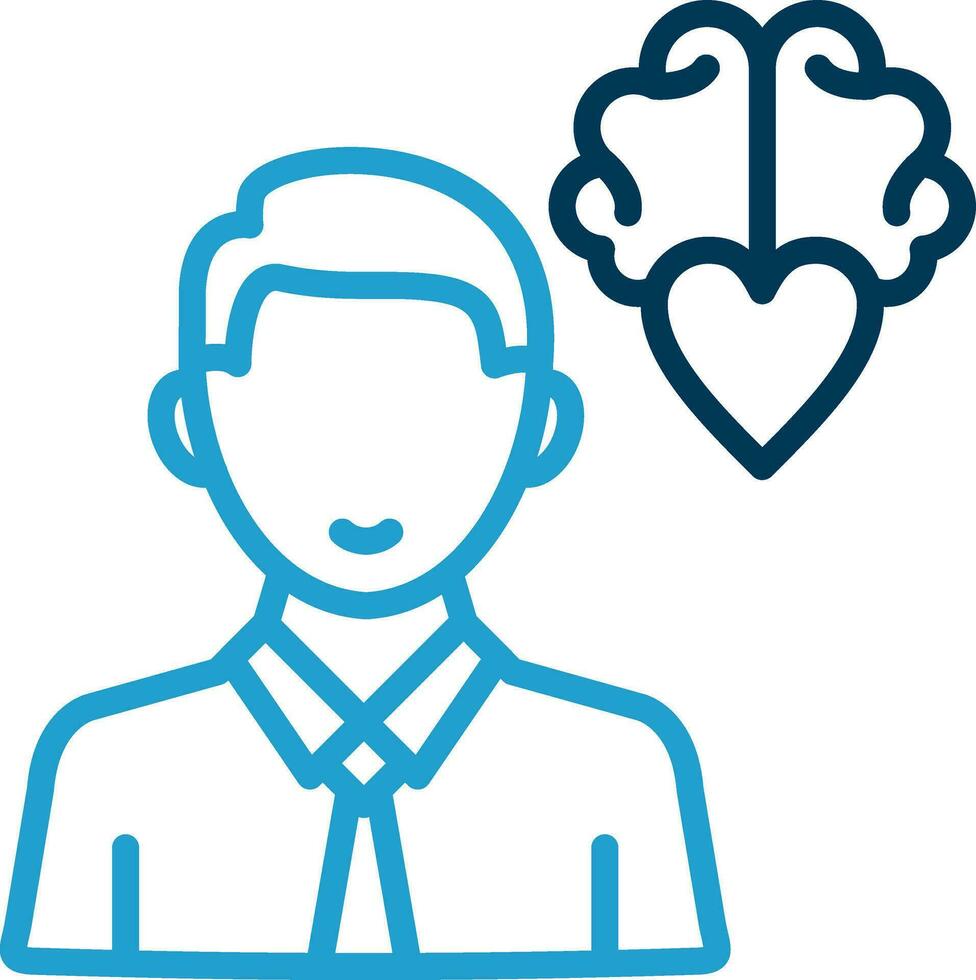 Emotional Intelligence Vector Icon Design