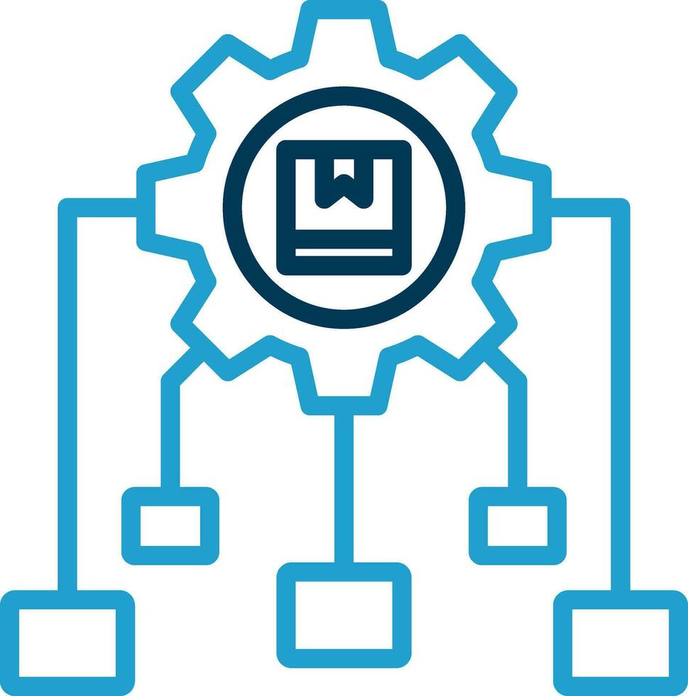 Supply Chain Management Vector Icon Design