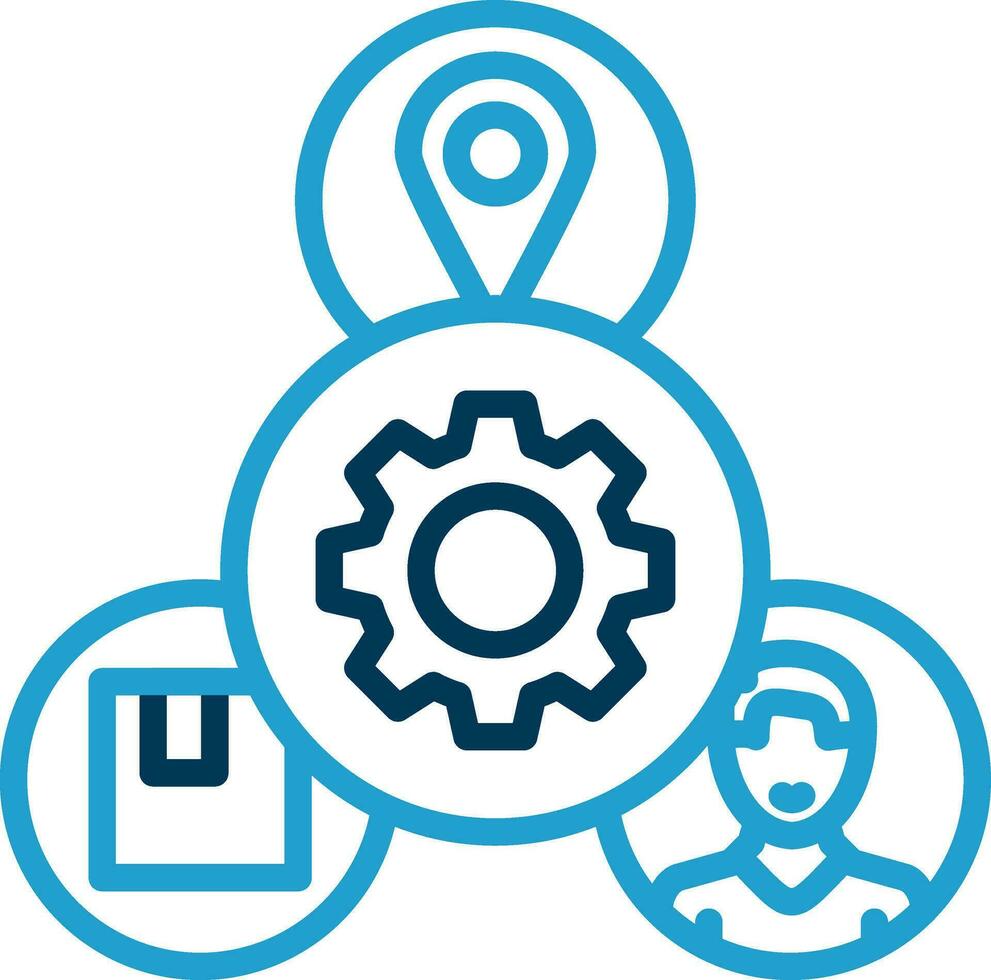 Supplier Management Vector Icon Design