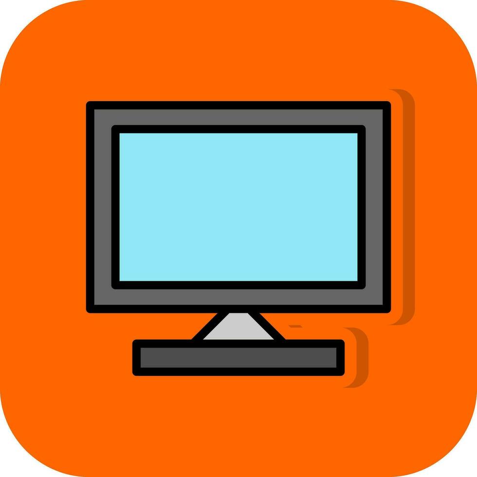 Monitor Screen Vector Icon Design