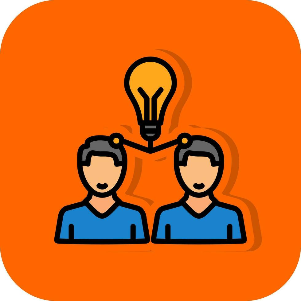 Knowledge Sharing Vector Icon Design