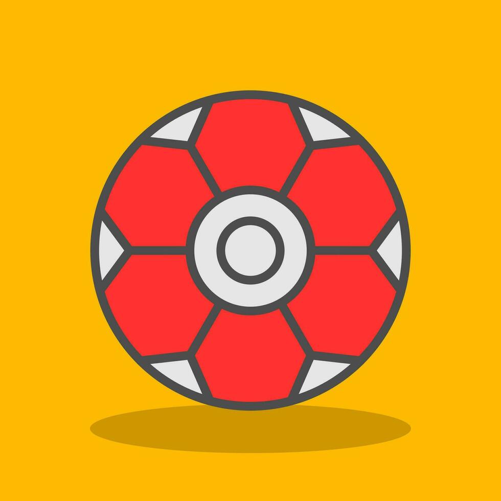 Fottball Game Vector Icon Design