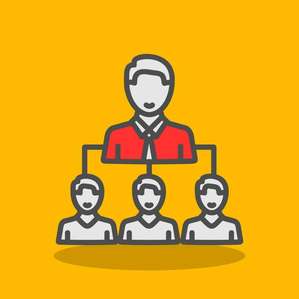 Leadership by Example Vector Icon Design