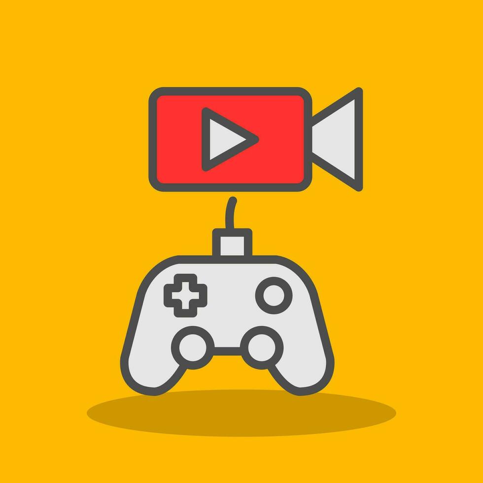 Live Stream Vector Icon Design