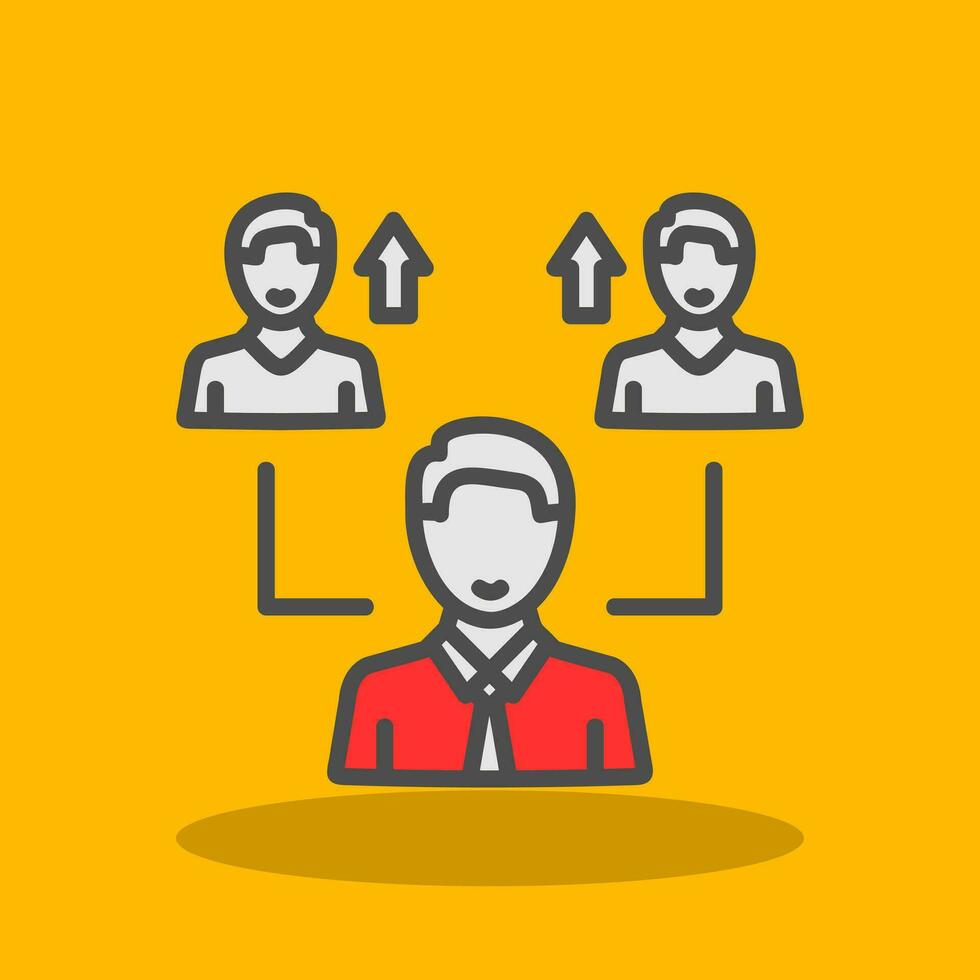 Servant Leadership Vector Icon Design