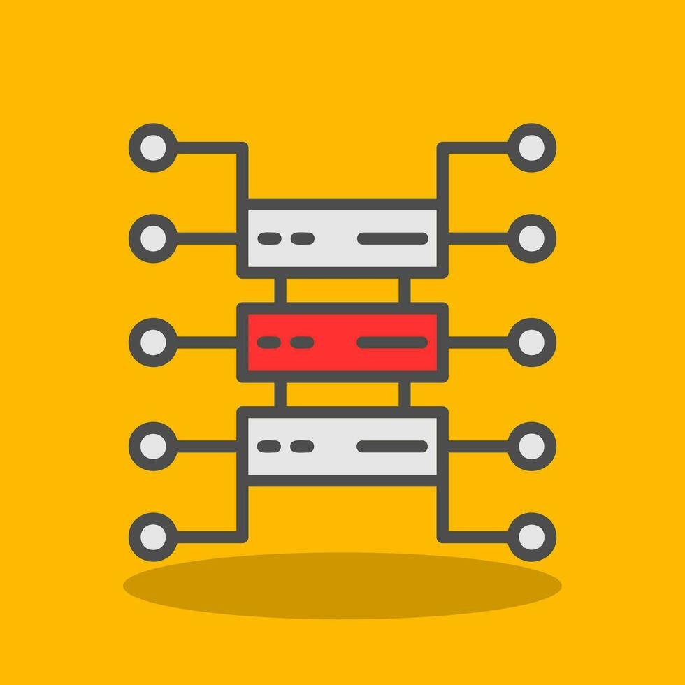 Organizational Structure Vector Icon Design
