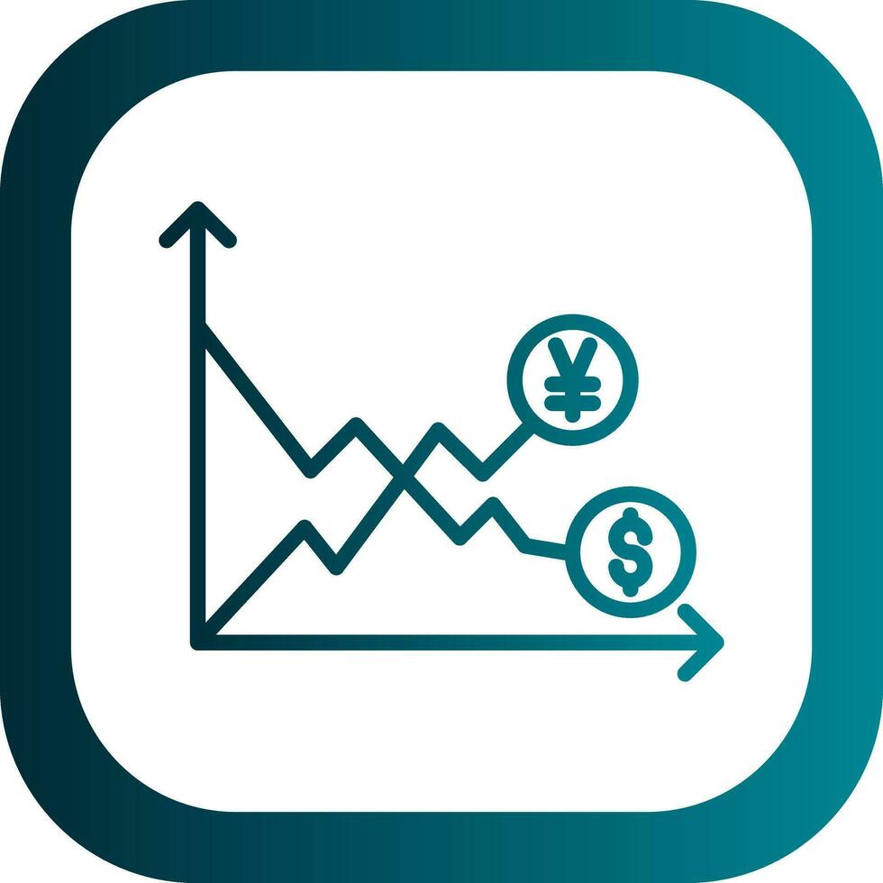 Stock Market Volatility Vector Icon Design