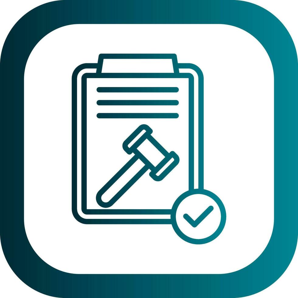 Regulatory Scrutiny Vector Icon Design