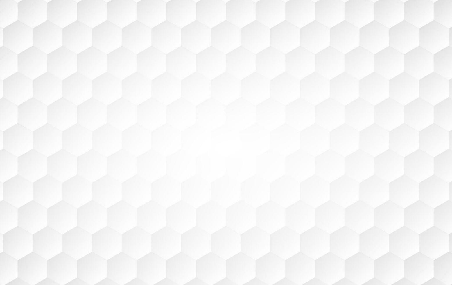 Abstract white background of Embossed surface Hexagon,Honeycomb modern pattern concept, Creative light and shadow style. Geometric mesh minimal clean gradient color for wallpaper.vector illustration vector