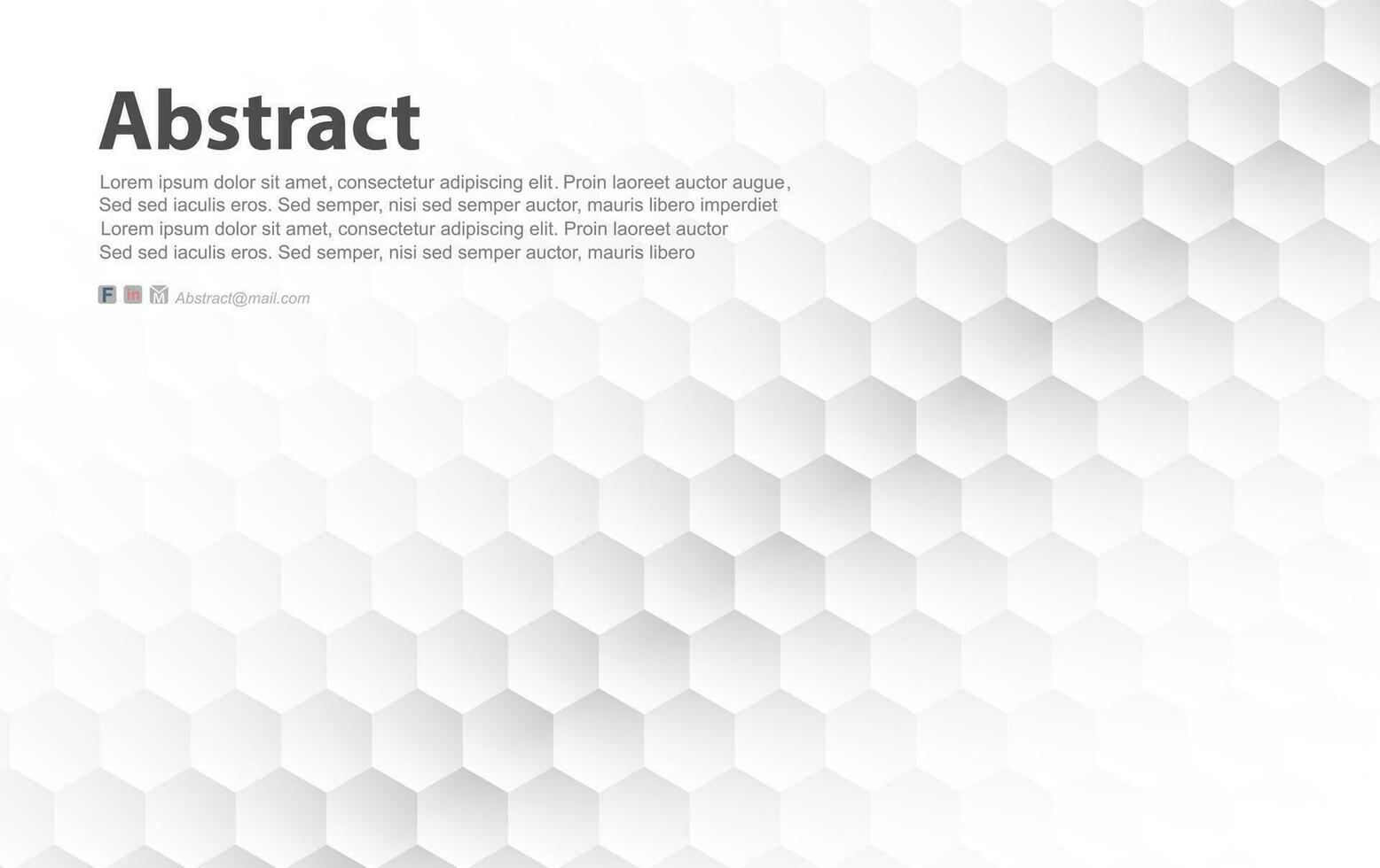 Abstract white background of Embossed surface Hexagon,Honeycomb modern pattern concept, Creative light and shadow style.Geometric mesh minimal clean gradient color for wallpaper.3D.vector illustration vector