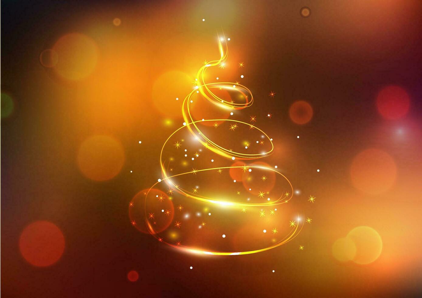 Merry Christmas tree  light glow effect vintage background.Happy New Year Bokeh blur shining card.Creative design festival party decoration.Winter season Xmas element template.vector,illustration vector
