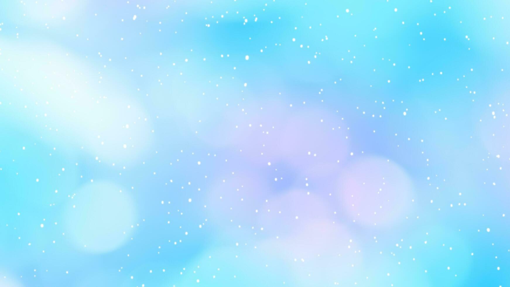 Snow blue glitter lights,Screen blur Light reflections loop.Bokeh blue particles blur lights background texture smooth motion graphics.Bright softness modern decoration.Abstract space illustration photo