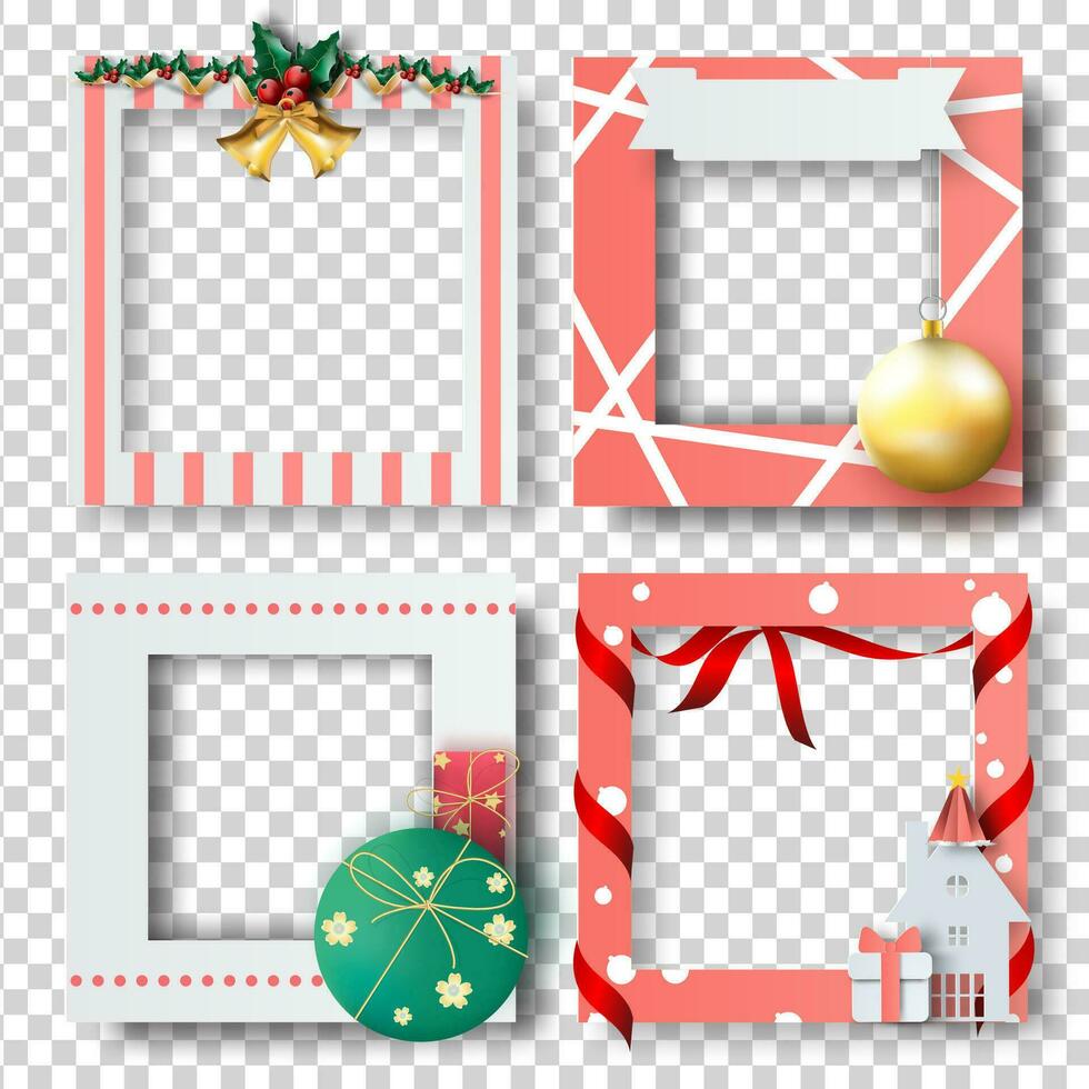 Merry Christmas Frame5 vector