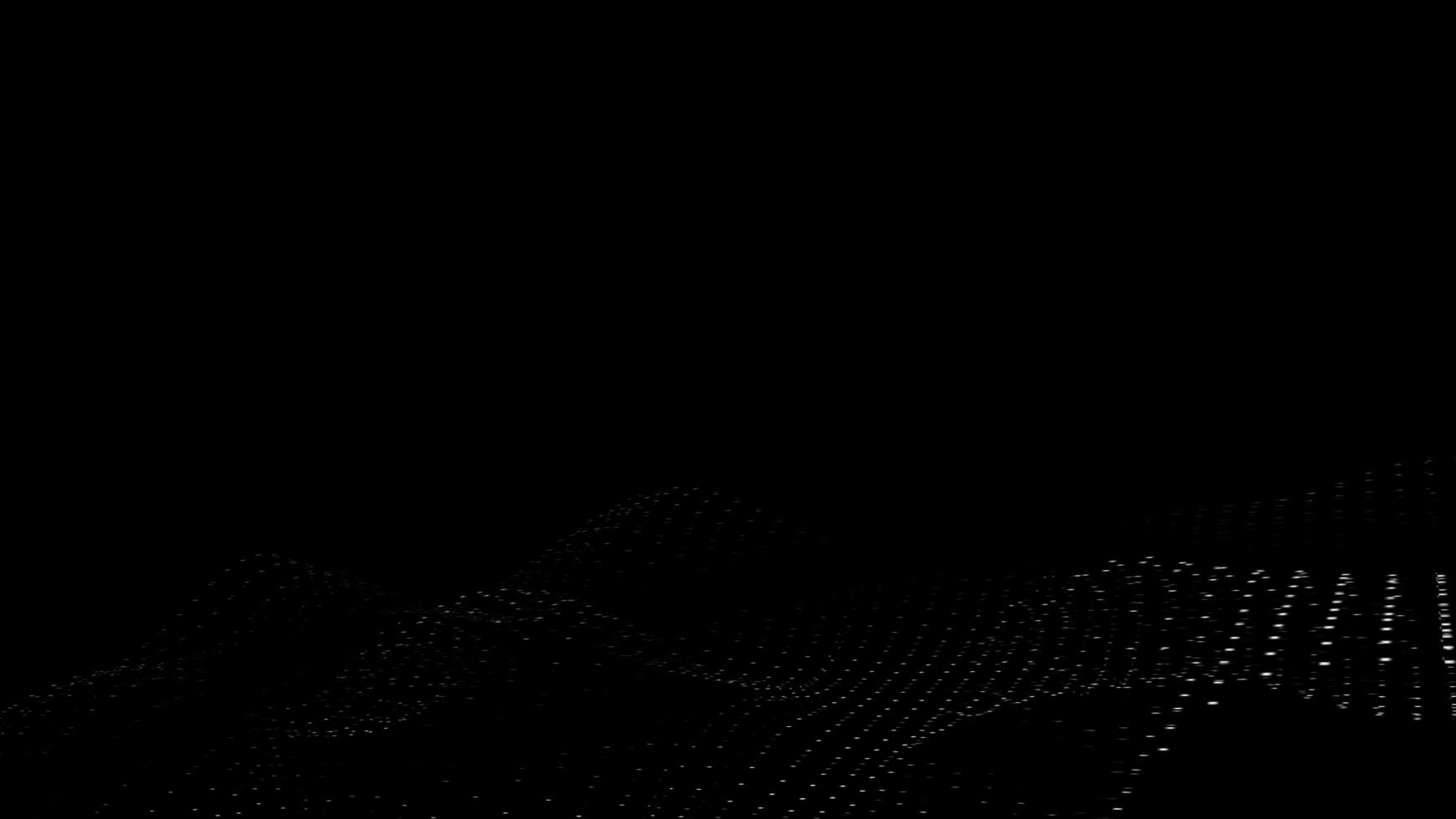 Abstract 3d rendering of seamless looped animation. Modern background design. Abstract futuristic Wave of particles. Futuristic dots background with a dynamic wave.Seamless loop.Digital matrix alpha photo