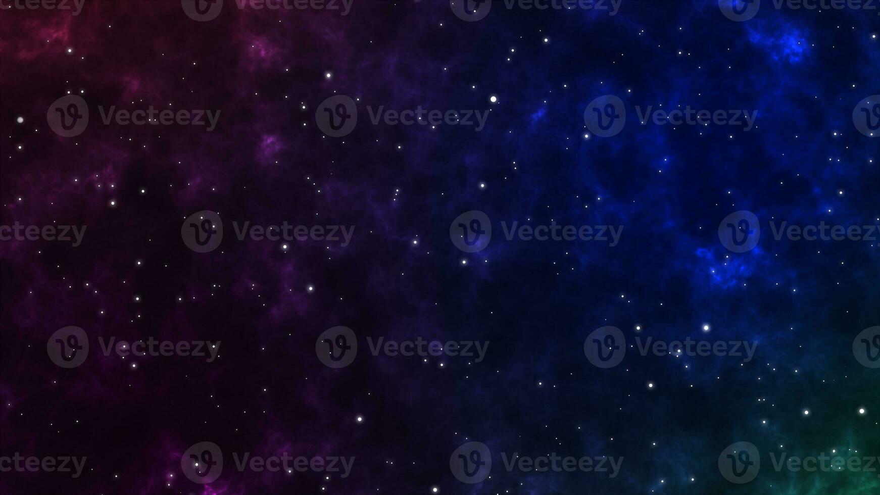 Traveling through star fields in galaxy space as a supernova colorful light glowing.Space Nebula blue background moving motion graphic with stars space rotation nebula photo