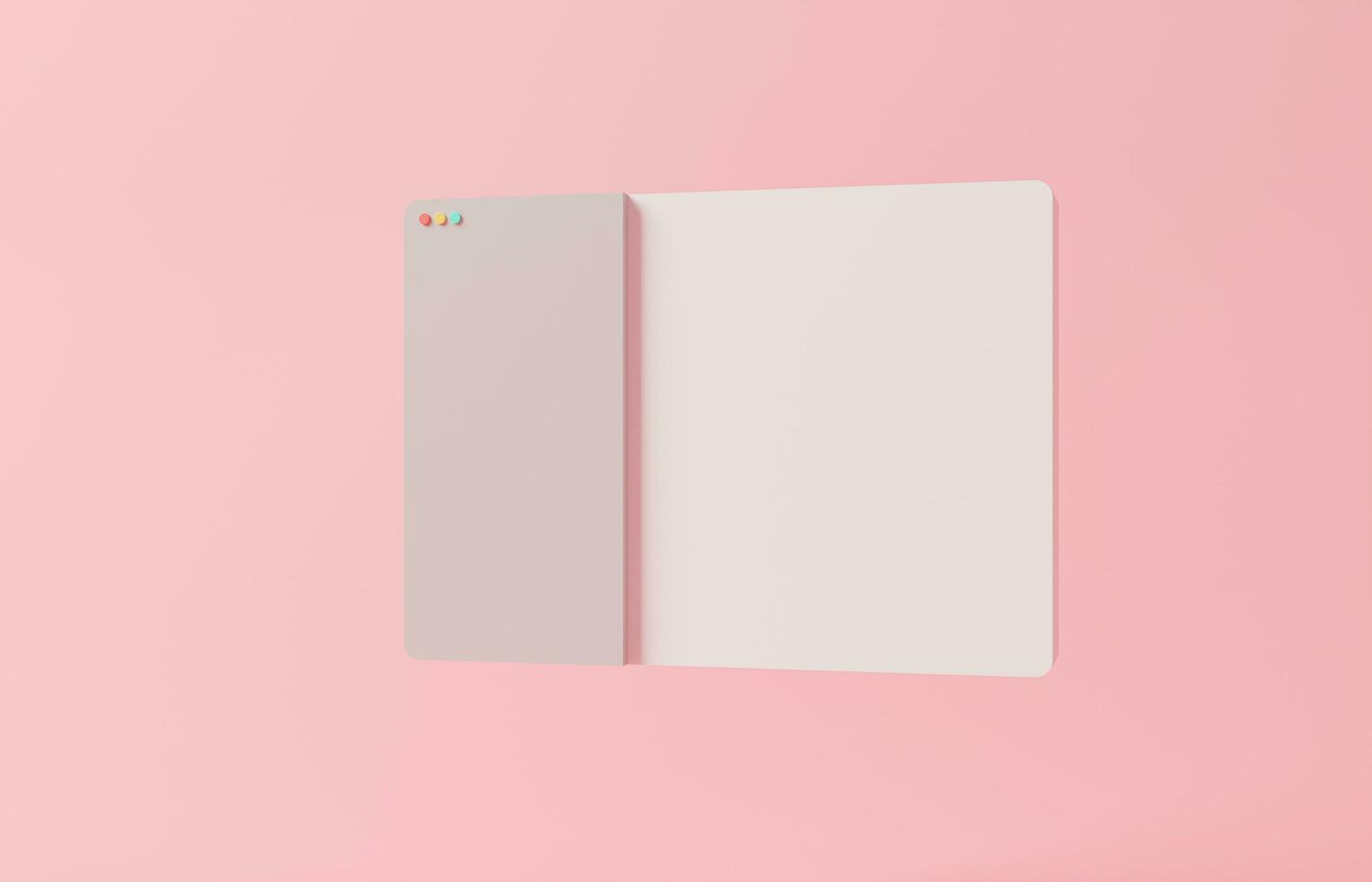 3d rendering search engine window on computer screens. online browser interface on displays of devices. Modern minimal Browser template white theme on pink pastel background. Mock up operating system photo