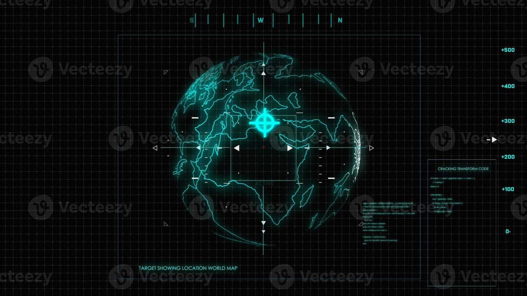 world Satellite GPS motion aerial analysis element. HUD User Interface. Aerospace in the Air Force. Aircraft Planes detected by satellite camera. Ui and Ai interface, modern military technology photo