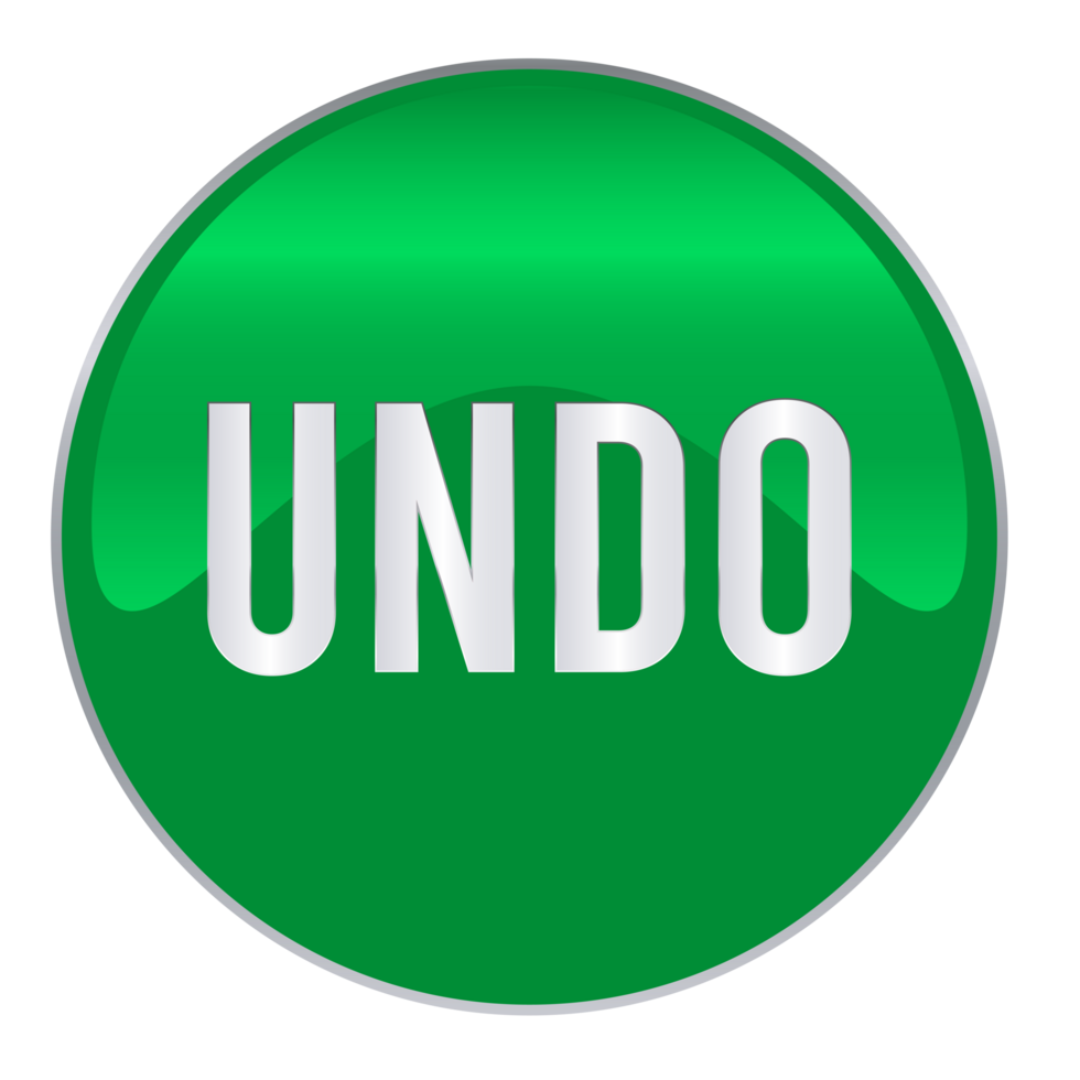 Undo Button on a Transparent Background png