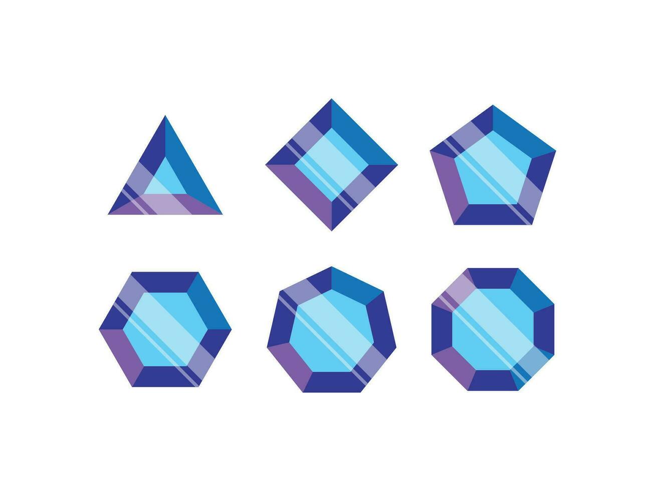 blue gem vector 31975320 Vector Art at Vecteezy