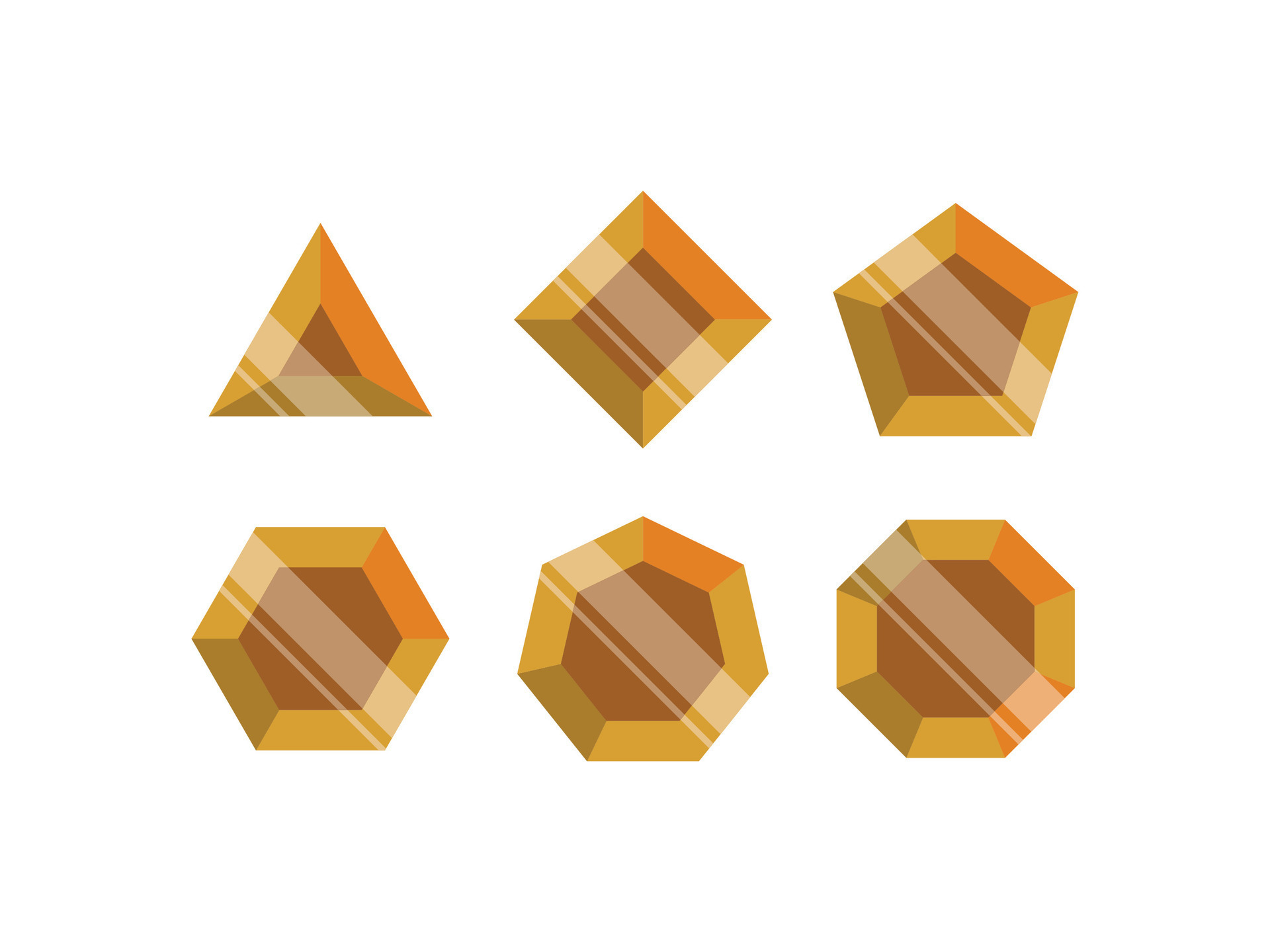 gem orange vector 31975340 Vector Art at Vecteezy