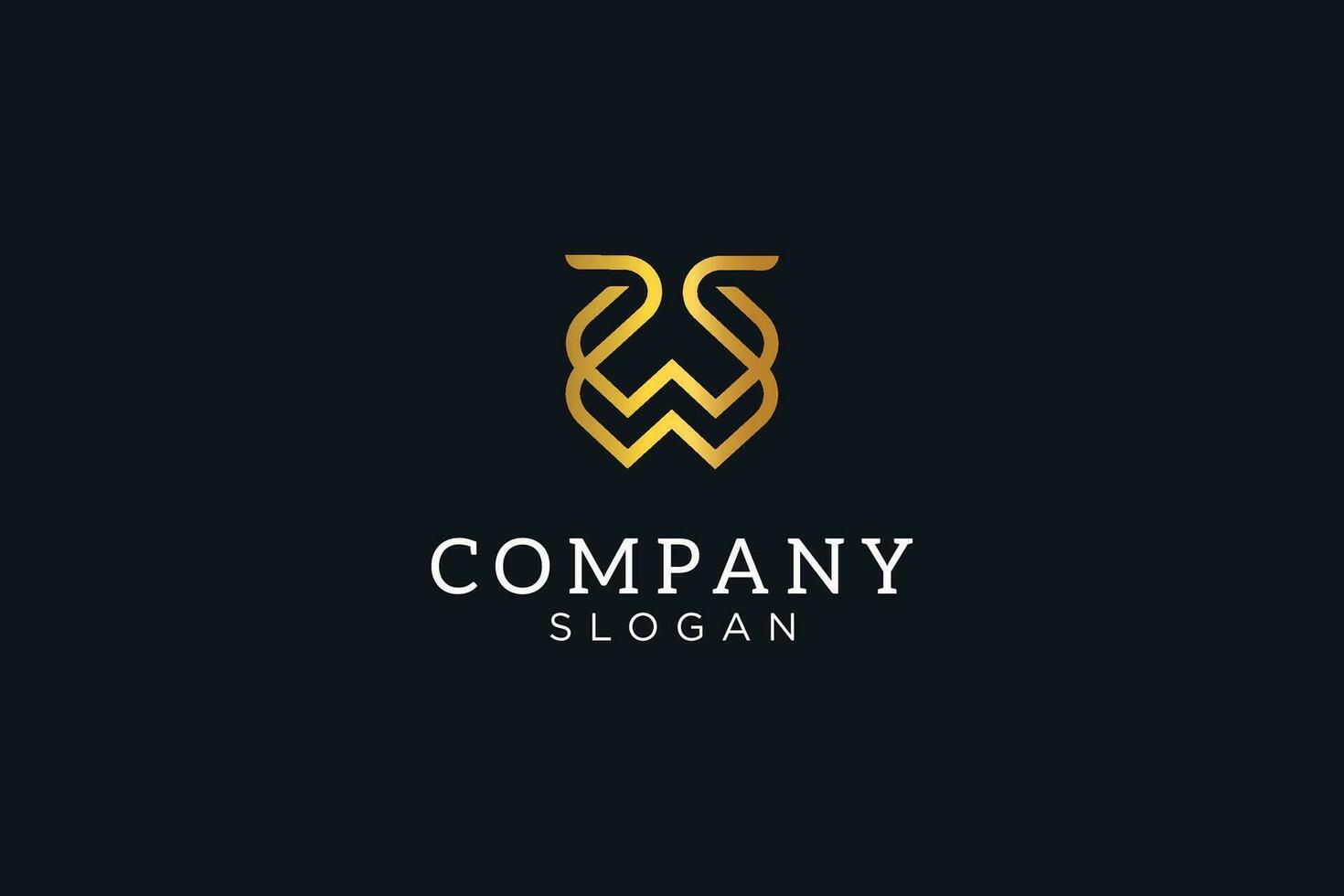 modern WW logo vector