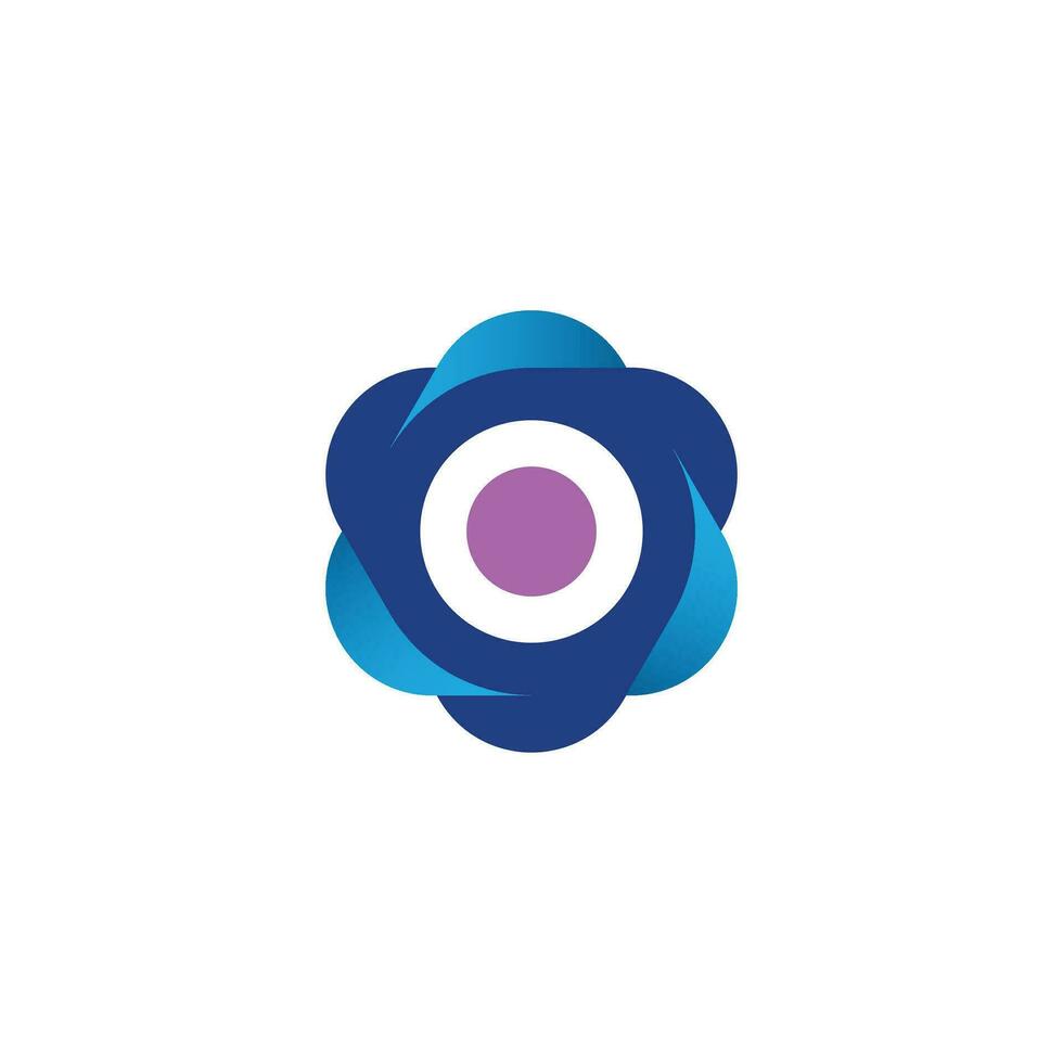 abstract tech logo vector