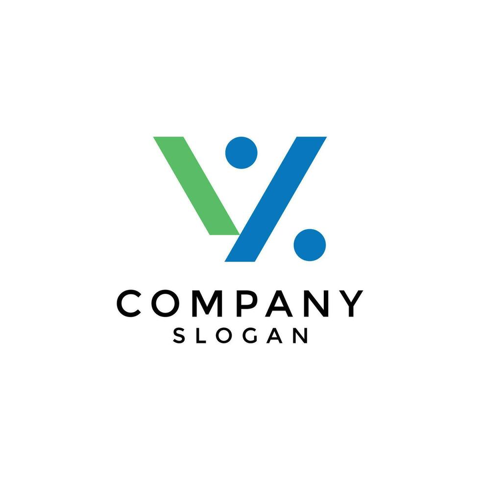 modern V discount lettermark logo. vector