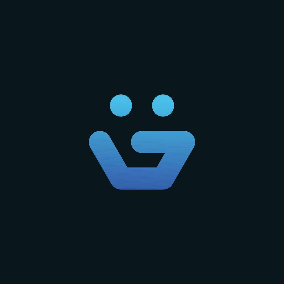 logo that represents a hand that is holding something which is represented by 2 circles. vector
