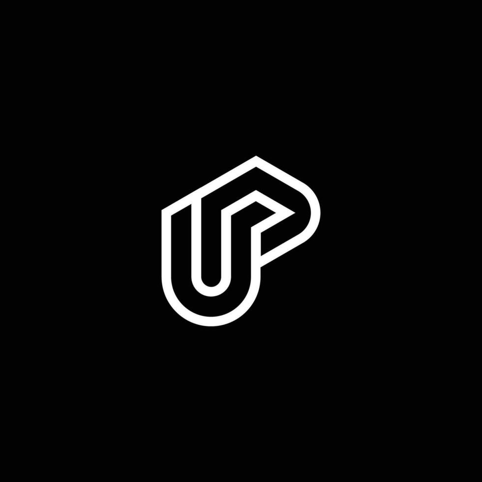 modern and elegant letter CU or UC initial logo vector