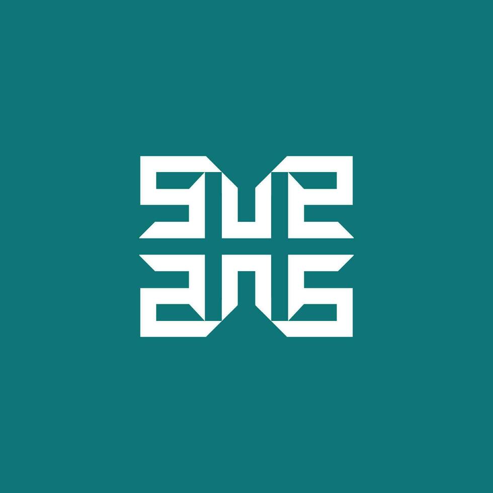 modern letter H logo. HE or EH monogram logo vector