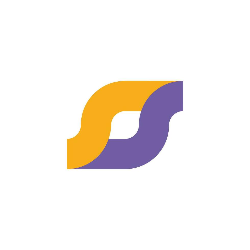 letter S vision logo. letter S eye monogram. vector