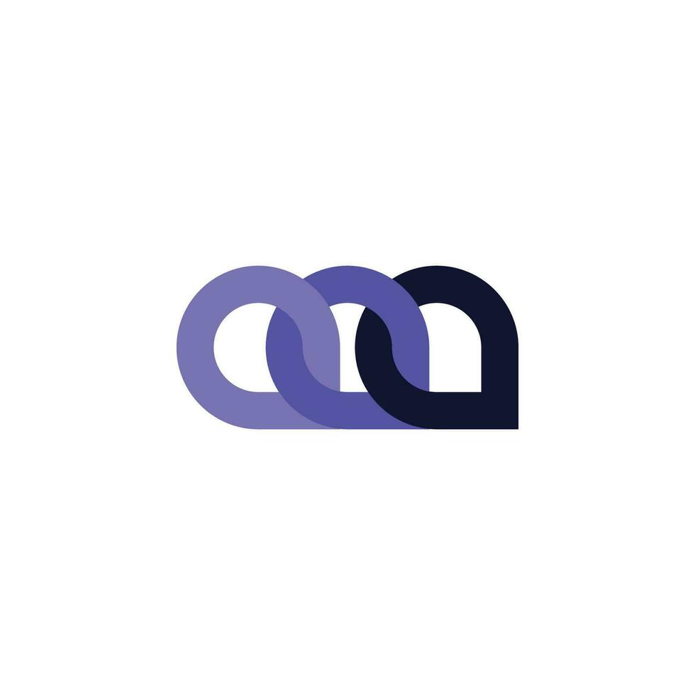 modern cloud chat logo. the combination of 3 speech bubbles forms a cloud symbol. suitable for modern technology companies. storage cloud logo. vector