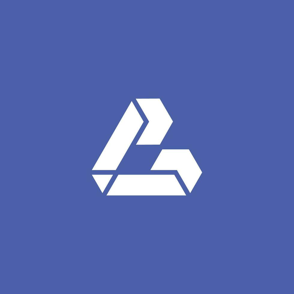 initial letter G logo. G triangle arrow monogram. vector