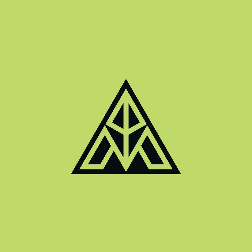 letter A and M spear modern logo vector
