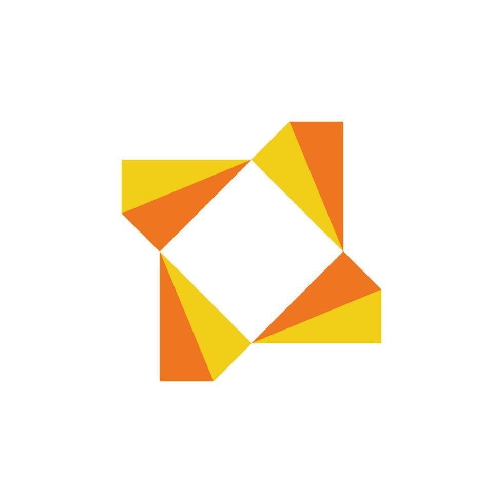 simple geometric arrow plane paper connecting logo vector