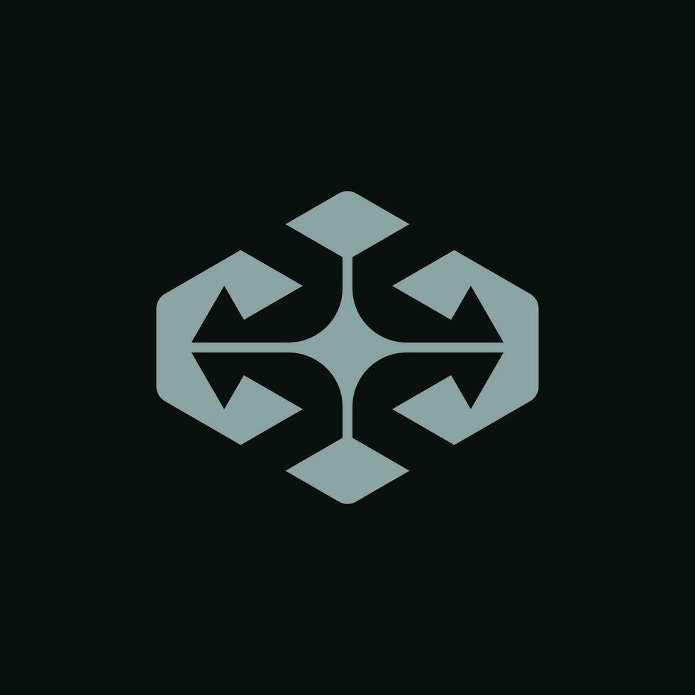 unique and elegant letter C or CC connection logo vector