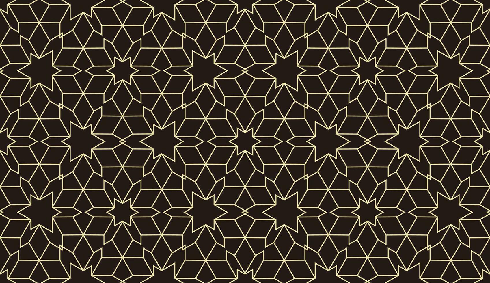 abstract elegant cream line and brown background seamless pattern vector