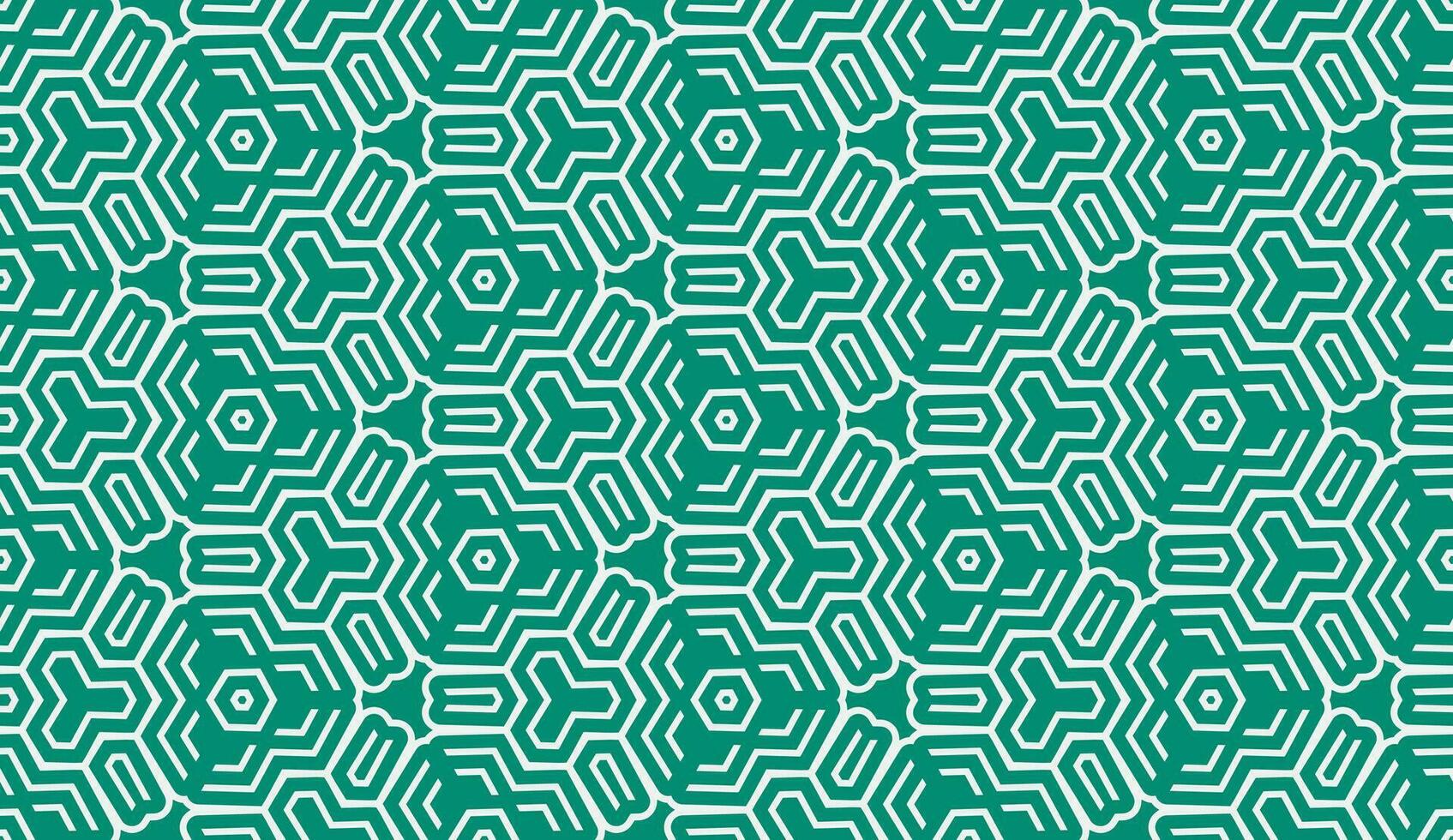 abstract polygonal green lines seamless pattern vector