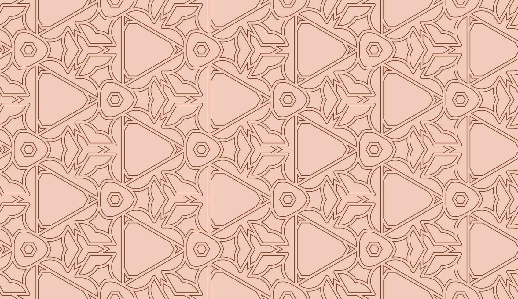 abstract elegant brown geometry seamless pattern vector