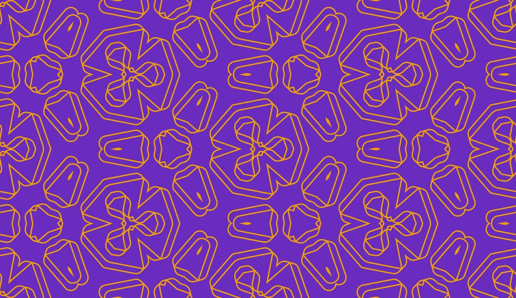 abstract orange line and purple background seamless pattern vector