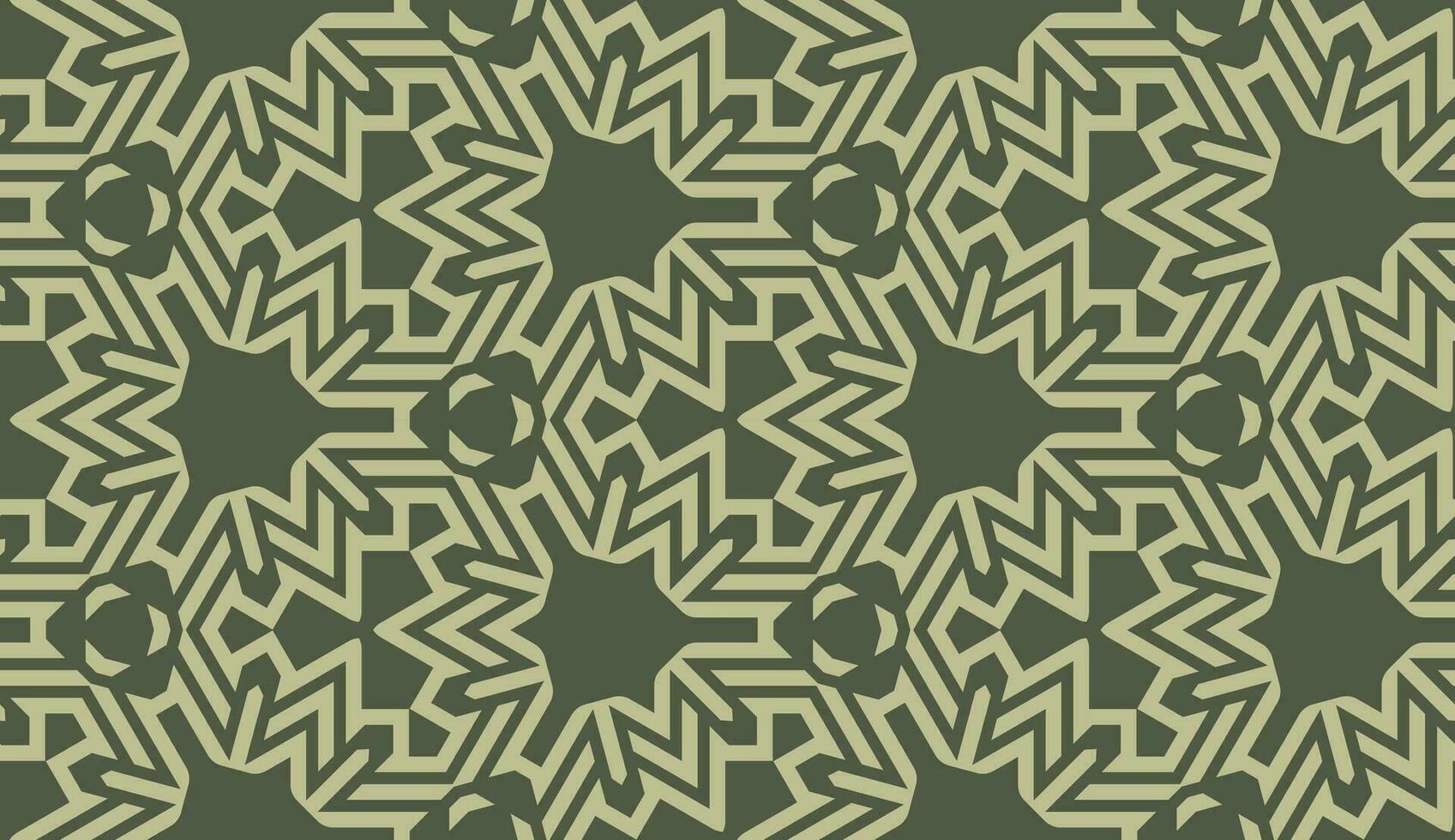 abstract geometric green nature seamless pattern vector