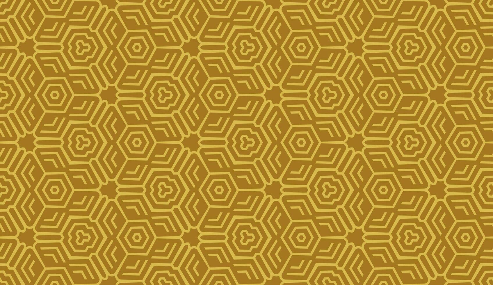 abstract polygonal gold and brown lines seamless pattern vector
