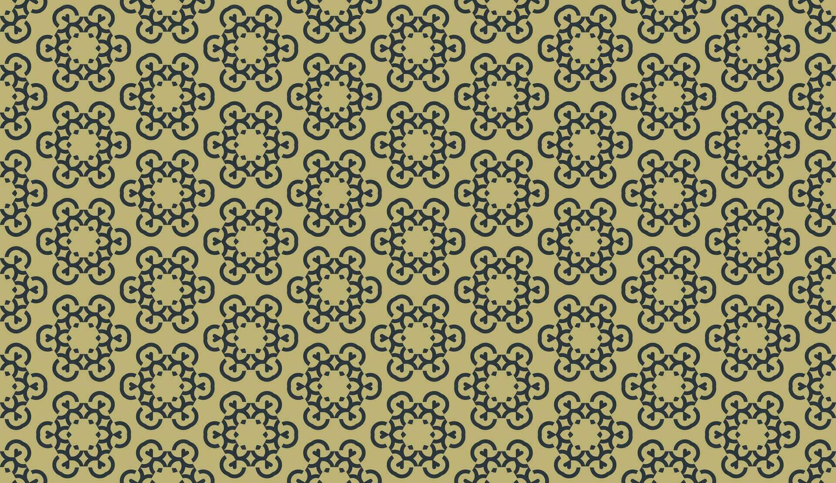 abstract luxury floral gold seamless pattern vector