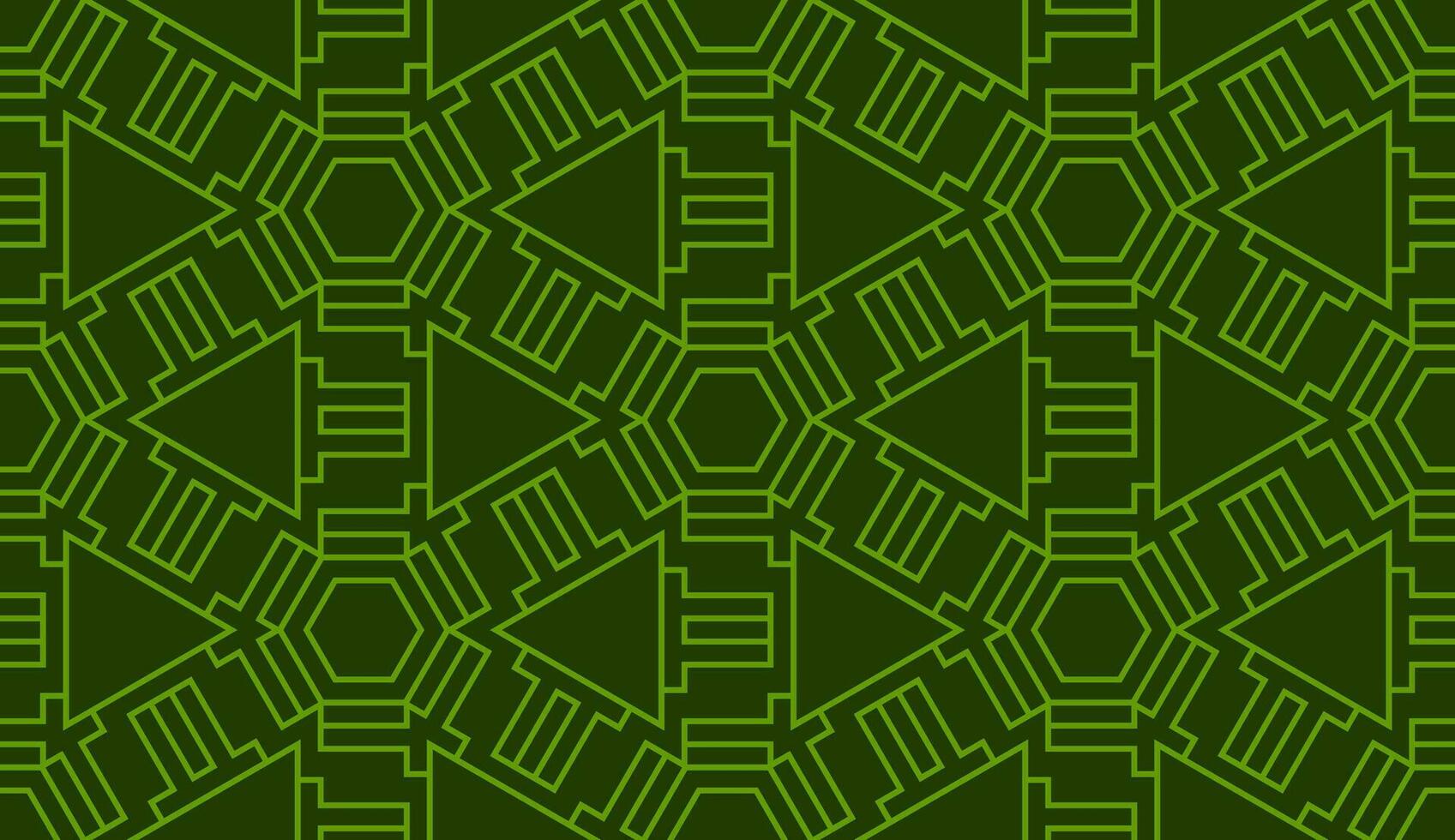 abstract modern green technology digital themed seamless pattern vector