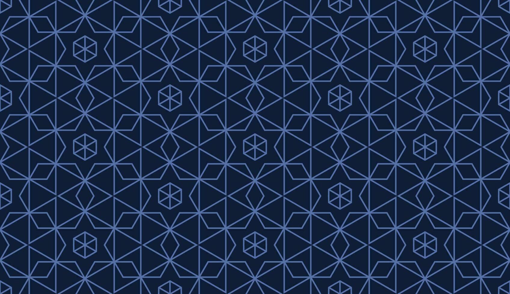abstract geometric blue line digital tech seamless pattern vector